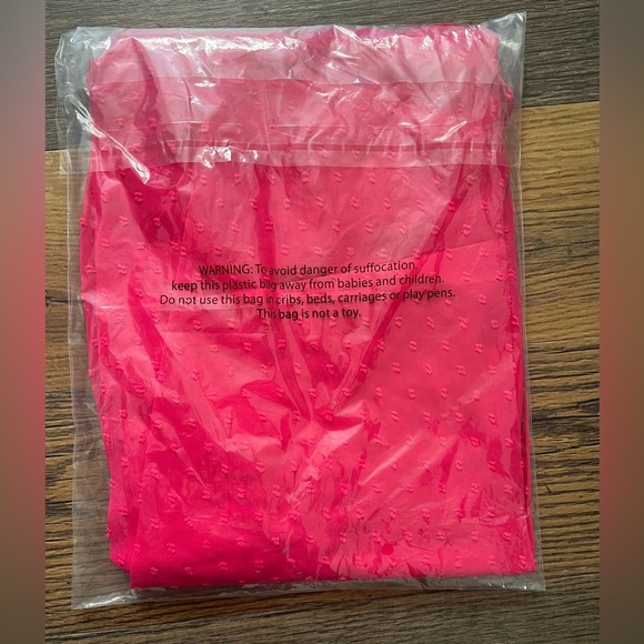 BABYDOLL SWISS DOT TOP • XL • PINK • NWT - Picture 4 of 4